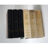 HISTORY OF GLASGOW three cloth bound editions published by Jackson Wylie & Co.; together with the