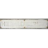 ALUMINIUM ROAD SIGN for Herald Street, 116cm long