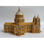 MATCHSTICK MODEL OF ST. PAUL'S CATHEDRAL 26cm long