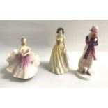 THREE ROYAL DOULTON FIGURINES comprising The Ballerina, HN2116; Jennifer, HN4248; and Pretty