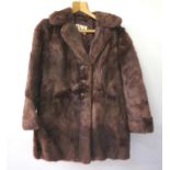 McEWENS OF PERTH MINK FUR COAT mid length