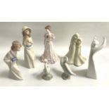 SELECTION OF ROYAL WORCESTER, ROYAL DOULTON, LLADRO AND OTHER FIGURES comprising Royal Worcester