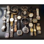 SELECTION OF LADIES AND GENTLEMEN'S VINTAGE AND OTHER WRISTWATCHES including Accurist, Sekonda,