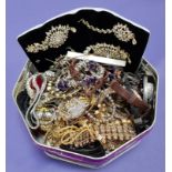 SELECTION OF COSTUME JEWELLERY including Indian style wedding jewellery, bangles, necklaces,
