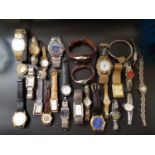 SELECTION OF LADIES AND GENTLEMEN'S WRISTWATCHES including Sekdonda, Lorus, Seiko, Timberland,