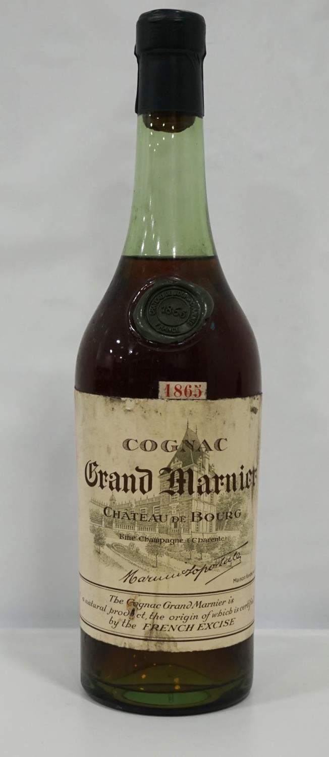 GRAND MARNIER LAPOSTOLLE COGNAC 1865 A rare and wonderful bottle of the Chateau de Bourg Grand