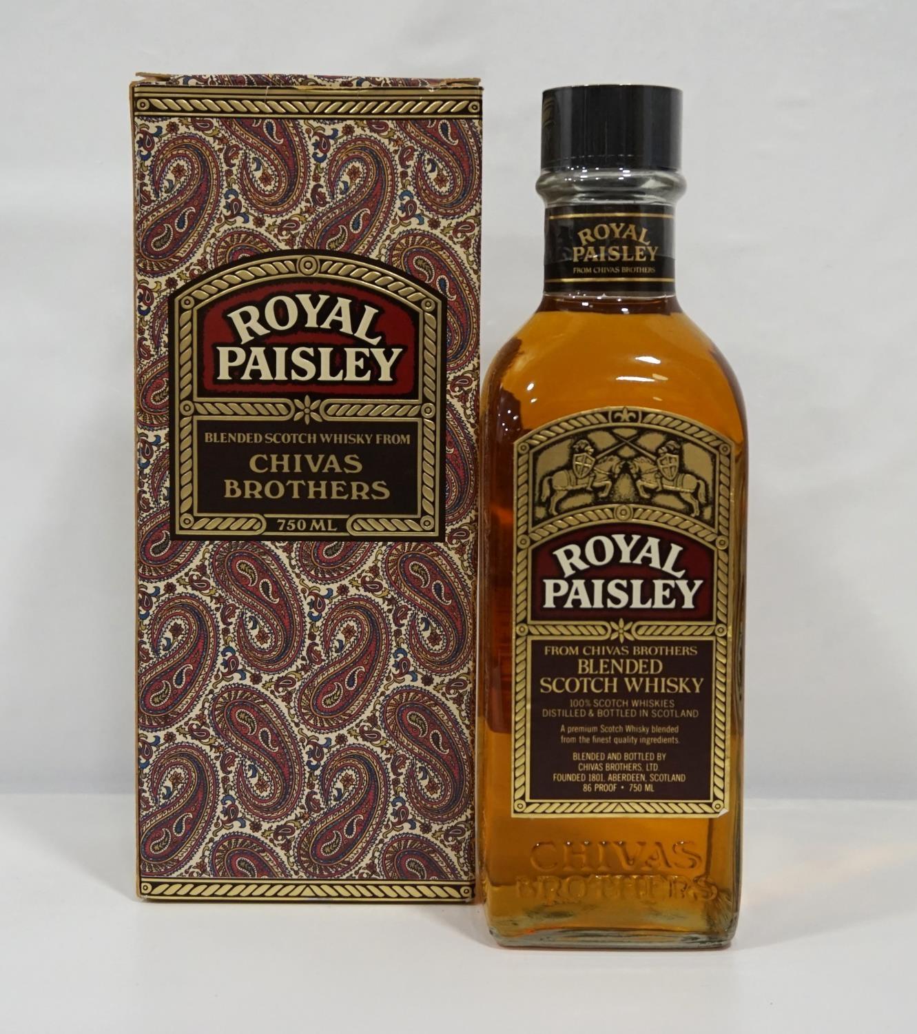 ROYAL PAISLEY A rare bottle of Royal Paisley Blended Scotch Whisky from Chivas Brothers released