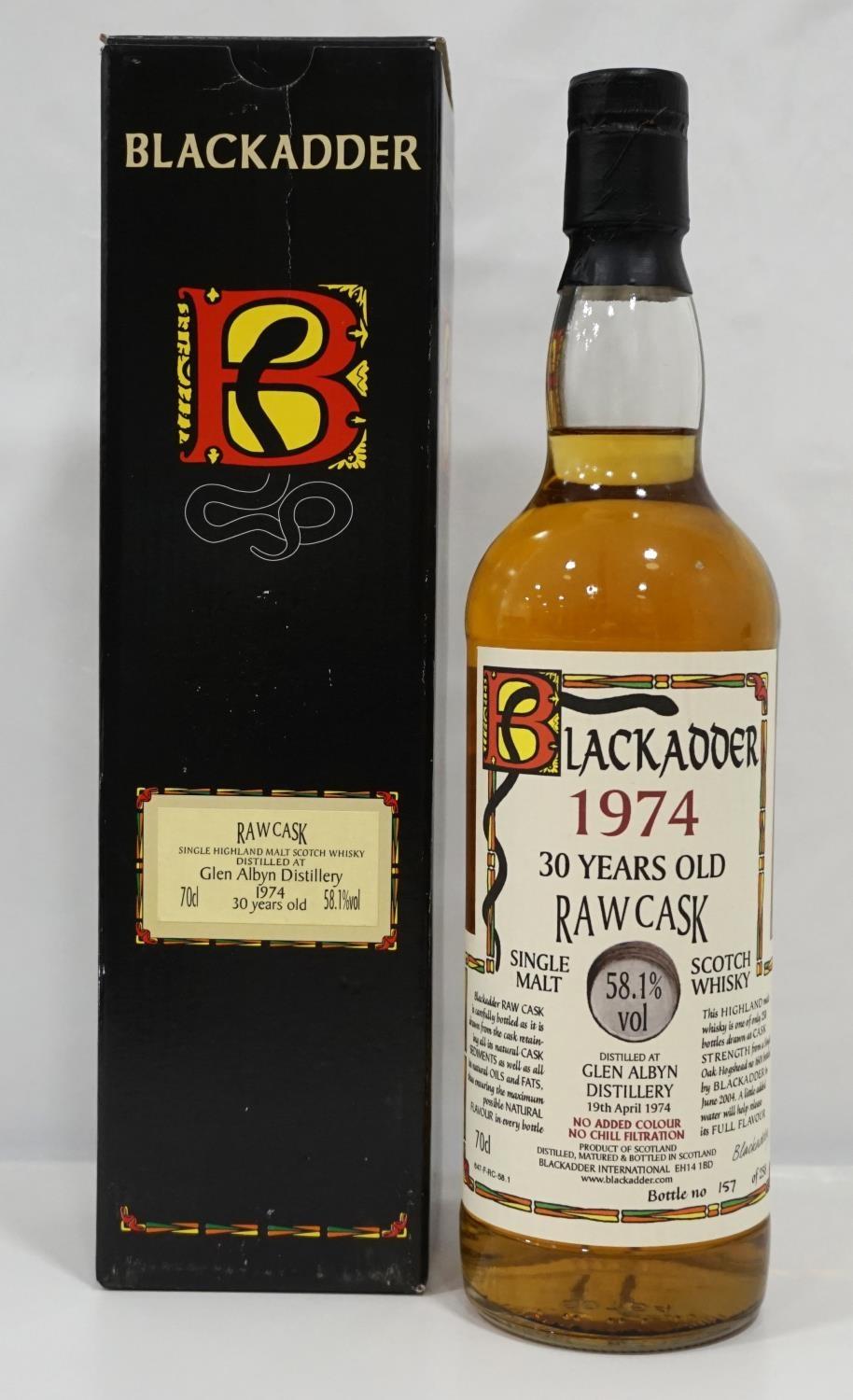 GLEN ALBYN 30YO 1974 - BLACKADDER A bottle of whisky from another silent distillery by one of my