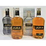 TWO BOTTLES ISLE OF JURA 10YO A pair of bottles of Isle of Jura 10 Year Old Single Malt Scotch