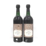 CALEM QUINTA DA FOZ 1966 VINTAGE PORT Bottled for and Shipped by the The Wine Society, a pair of