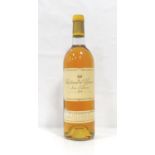 CHATEAU D'YQUEM SAUTERNES 1979 VINTAGE A bottle from possibly the best known of the Sauternes