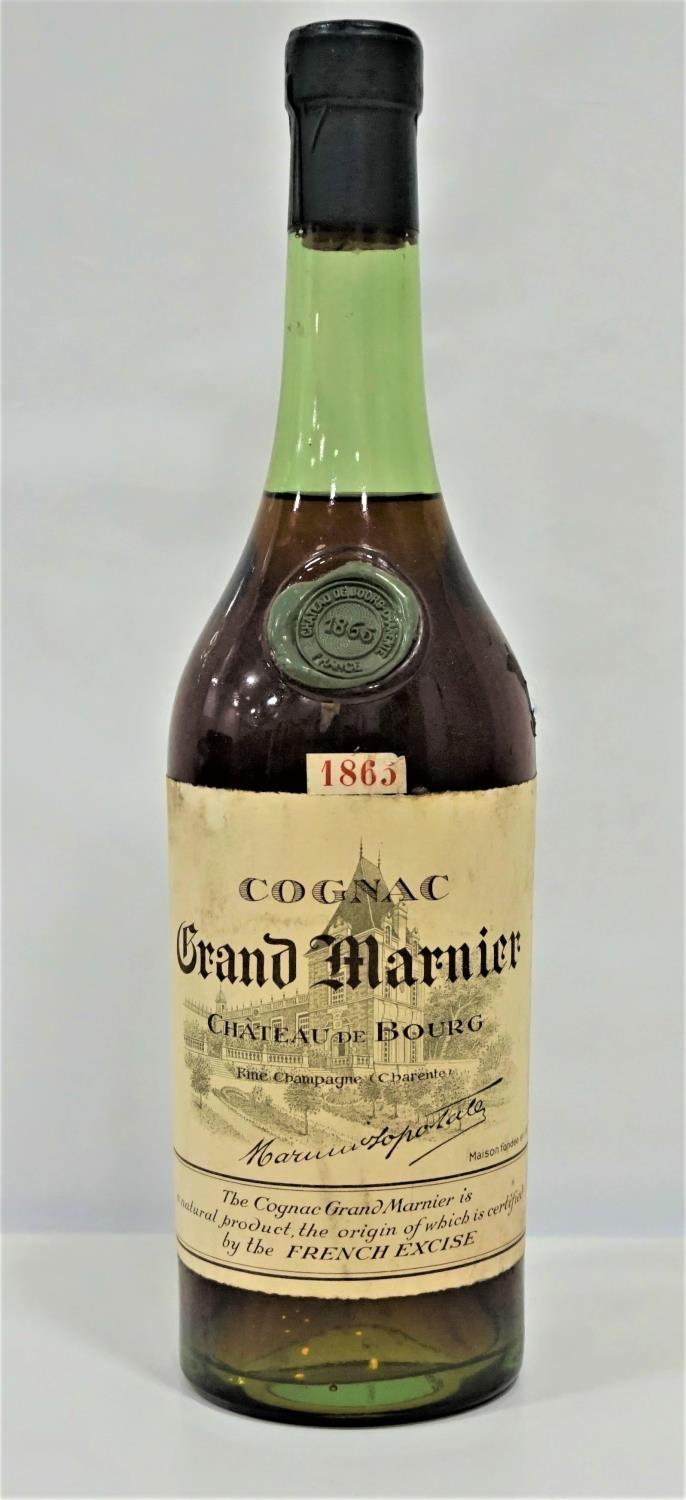 GRAND MARNIER LAPOSTOLLE COGNAC 1865 A rare and wonderful bottle of the Chateau de Bourg Grand