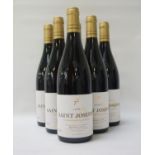 BERNARD FAURIE SAINT JOSEPH 2009 A case of six bottles Saint Joseph 2009 Vintage from Rhone producer