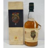 THE DEANSTON 17 YEAR OLD Single Malt Scotch Whisky. The Deanston 17yo in box. Level at base of neck.