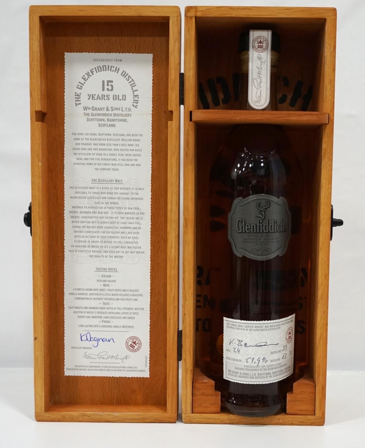 GLENFIDDICH 15YO DISTILLERY EXCLUSIVE Only available to buy at the Distillery and matured in Sherry,