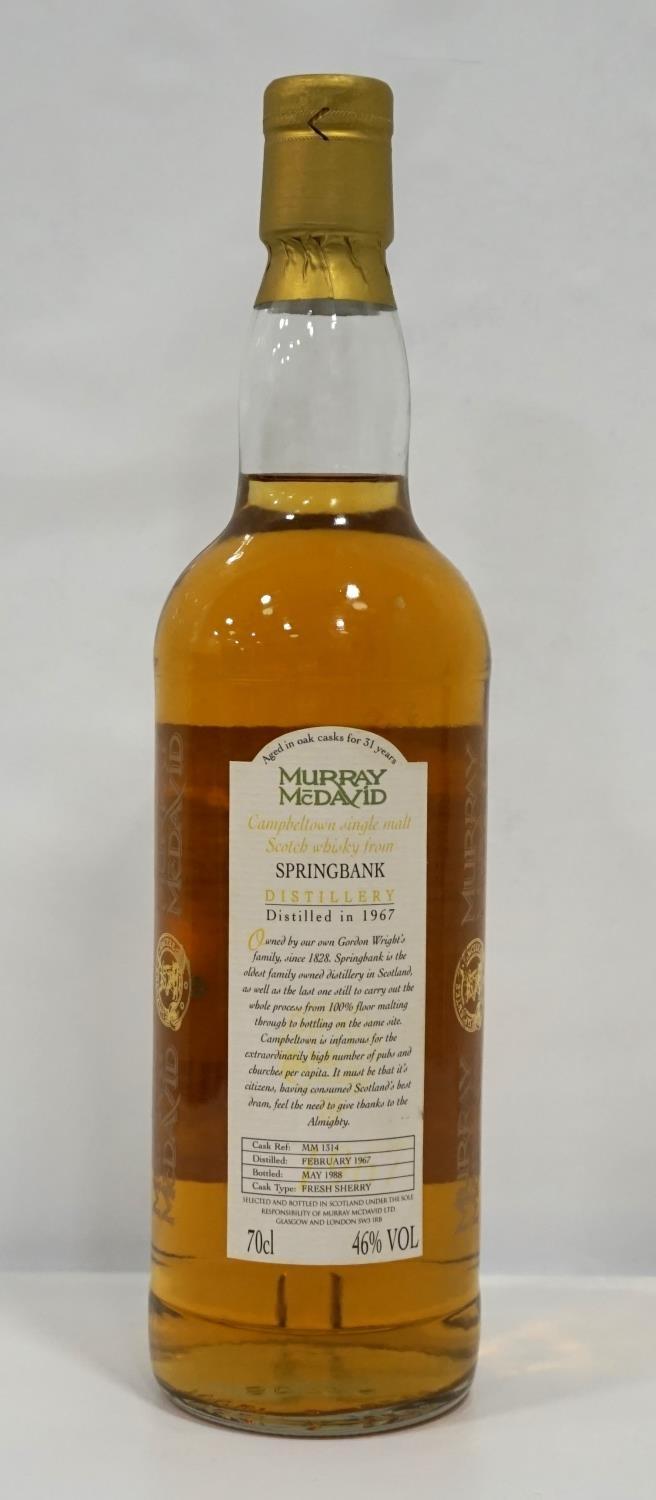 SPRINGBANK 1967 - MURRAY MCDAVID A great bottling of the Springbank 1967 Single Malt Scotch Whisky