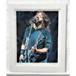 ED O'FARRELL Dave Grohl, limited edition print, signed and numbered 2/200, 37cm x 29cm