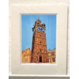 ED O'FARRELL The Tolbooth Tower, Glasgow, limited edition print, signed and numbered 69/850, 36cm