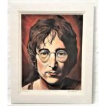 ED O'FARRELL John Lennon, limited edition print, signed and numbered 4/200, 37cm x 28.5cm