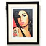 ED O'FARRELL Amy Winehouse, limited edition print, signed and numbered 1/200, framed, 36cm x 25.5cm