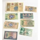 SELECTION OF SCOTTISH BANK NOTES including a large Bank Of Scotland £20 dated Edinburgh 2nd