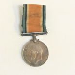 WWI MEDAL named to 36574 Pte. W.Y. Keen Glouc.R. the victory medal