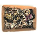SELECTION OF COSTUME JEWELLERY including bracelets, bangles, pendants, necklaces and earrings, etc.,