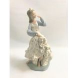 NAO PORCELAIN FIGURINE of a female flamenco dancer, 33.5cm high