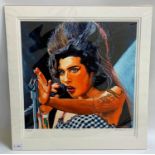 ED O'FARRELL Amy Winehouse II, print, signed and numbered 4/200, 42cm x 41cm