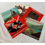 LARGE SELECTION OF ASSORTED VINYL LP RECORDS including rock, Scottish and musical albums from Mad