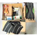 LARGE SELECTION OF SCALEXTRIC TRACK including straight and curved sections together with vintage