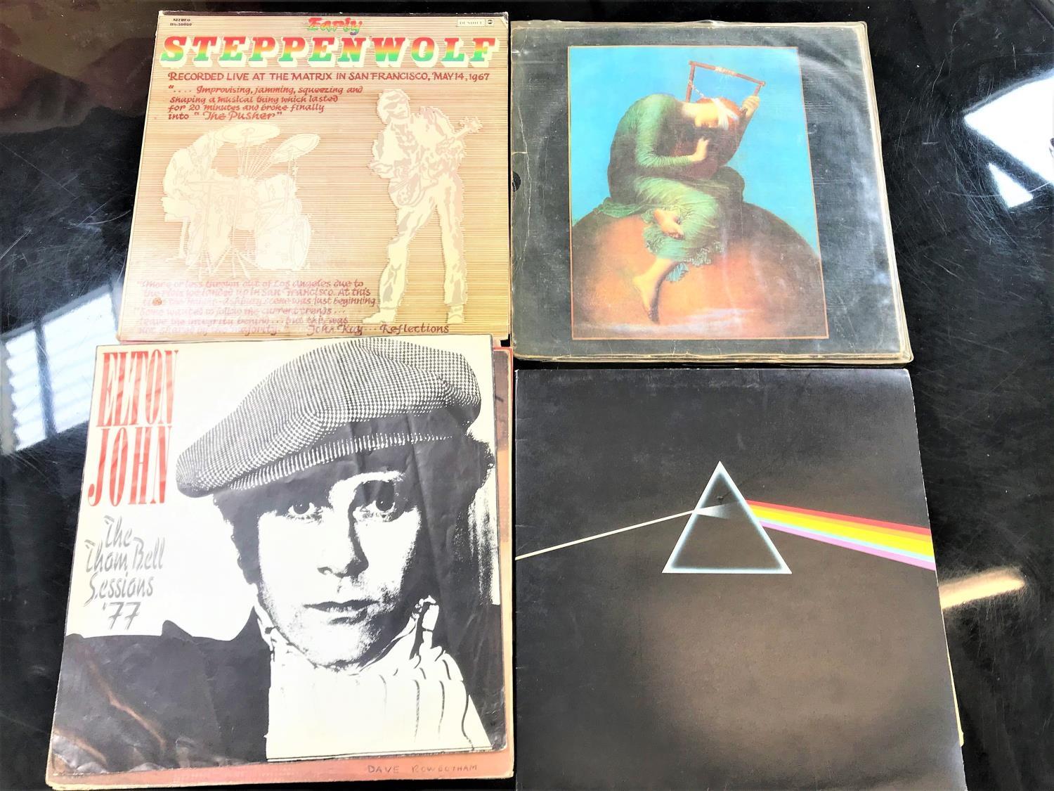 SELECTION OF VINYL LP RECORDS including Early Steppenwolf, Jethro Tull, Eric Clapton, Humble Pie,