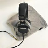 ROLAND RH-300 STEREO HEADPHONES with cable and protective pouch