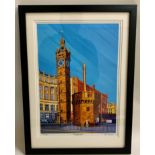 ED O'FARRELL The Tolbooth, Glasgow, print, signed and numbered 138/850, framed, 36cm x 25.5cm
