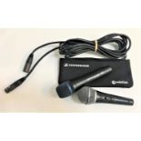 SENNHEISER e945 MICROPHONE with case and Klotz Professional microphone cable (MY206); together