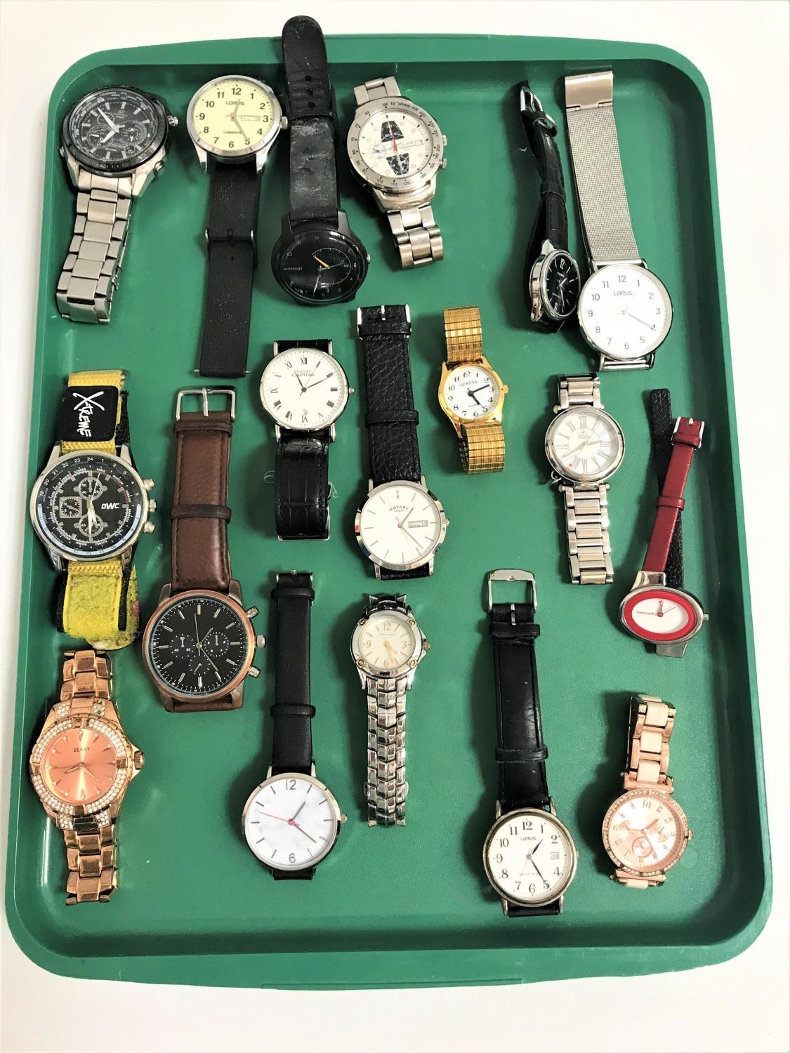 SELECTION OF LADIES AND GENTLEMEN'S WRISTWATCHES including Casio, Lorus, Withings, Pulsar, Rotary