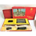 TRI-ANG RBX TRAIN SET comprising a Princess Elizabeth locomotive, tender, two coaches, track and