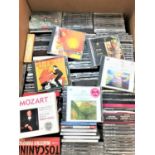LARGE SELECTION OF CDs mainly classical, approximately 206, one box
