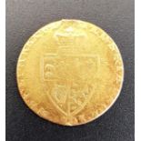 GEORGE III GOLD GUINEA dated 1983/1793, approximately, 7.7 grams