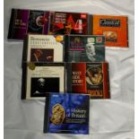 LARGE SELECTION OF CDs mainly classical, approximately 214, one box