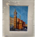 ED O'FARRELL The Toolbooth, Glasgow, print, signed and numbered 137/850, 36cm x 26cm