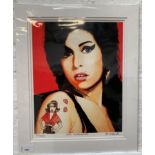 ED O'FARRELL Amy Winehouse, print, signed and numbered 10/200, 37cm x 29cm