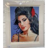ED O'FARRELL Amy Winehouse III, print, signed and numbered 4/200, 37cm x29cm