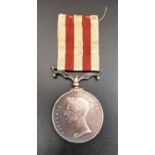 INDIA MUTINY MEDAL named to Robt. Mallord. 34 Regt