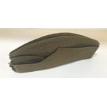 BRITISH ARMY SIDE CAP with double button fastening