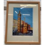 ED O'FARRELL The Toolbooth, Glasgow, print, signed and numbered 4/850, framed and glazed, 36.5cm x
