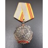 SOVIET RUSSIAN ORDER OF LABOUR GLORY numbered to the back 33300