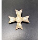 NAZI WAR MERIT CROSS 1st CLASS without swords, in a fitted velvet lined case