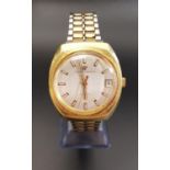 1970s GIRARD PERREGAUX GENTLEMEN'S WRISTWATCH the gilt dial with baton five minute markers and