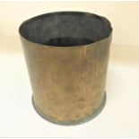 LARGE WWI BRASS ARTILLERY SHELL CASE the base marked Polte Magdeburg Mai 1917, 23.4cm high